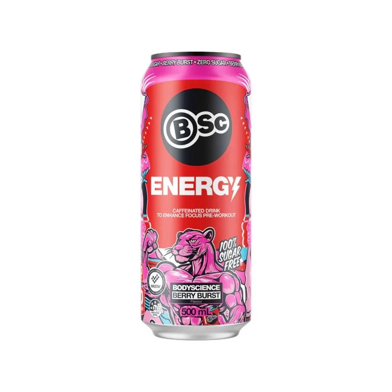 BSc Supplements Energy Drink 500ml RTD - Image 3