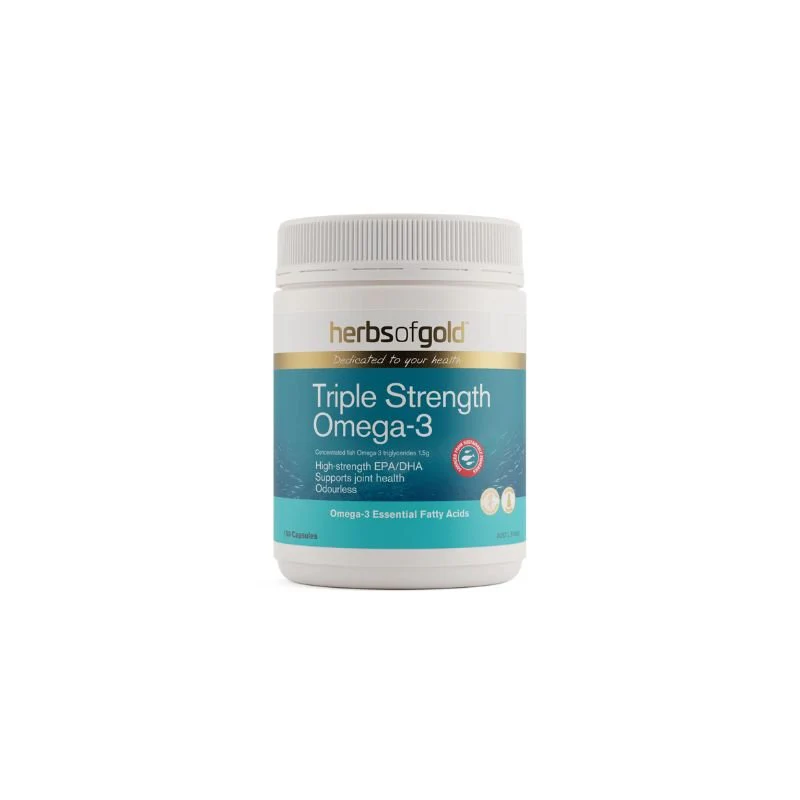 Herbs of Gold Triple Strength Omega 3 Fish Oil