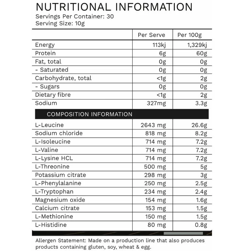 Lifted Nutrition Essential 9 - Image 4