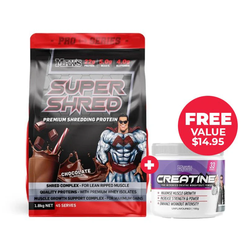 Maxs Supplements Pro Series Super Shred