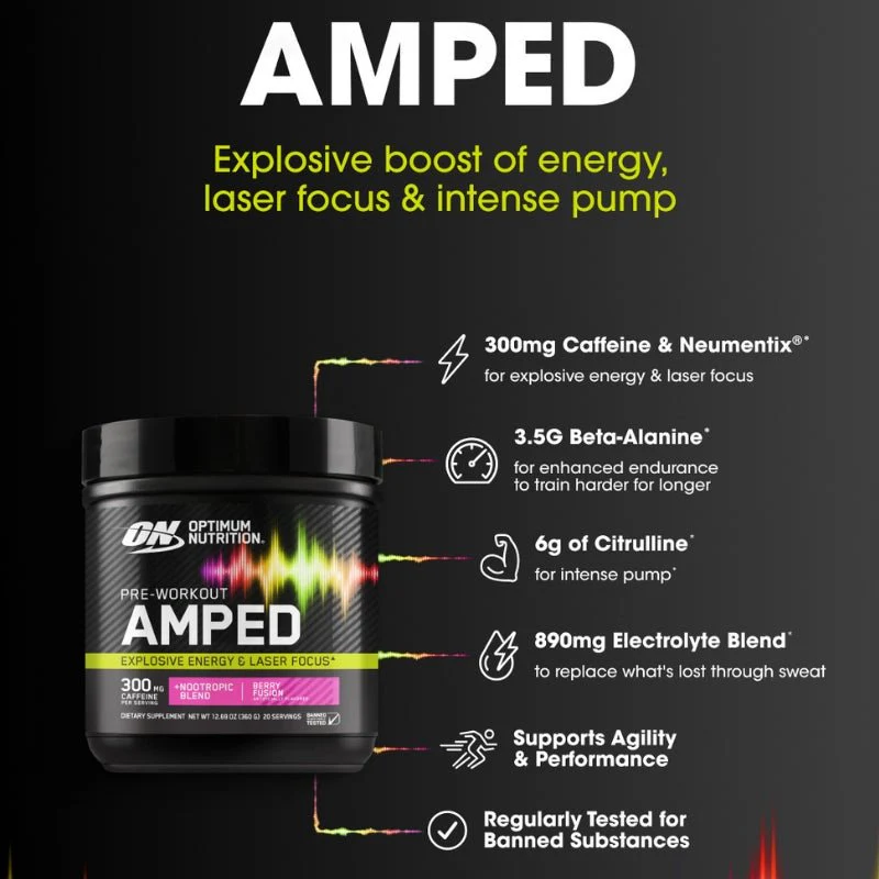 Optimum Nutrition Amped - Image 2