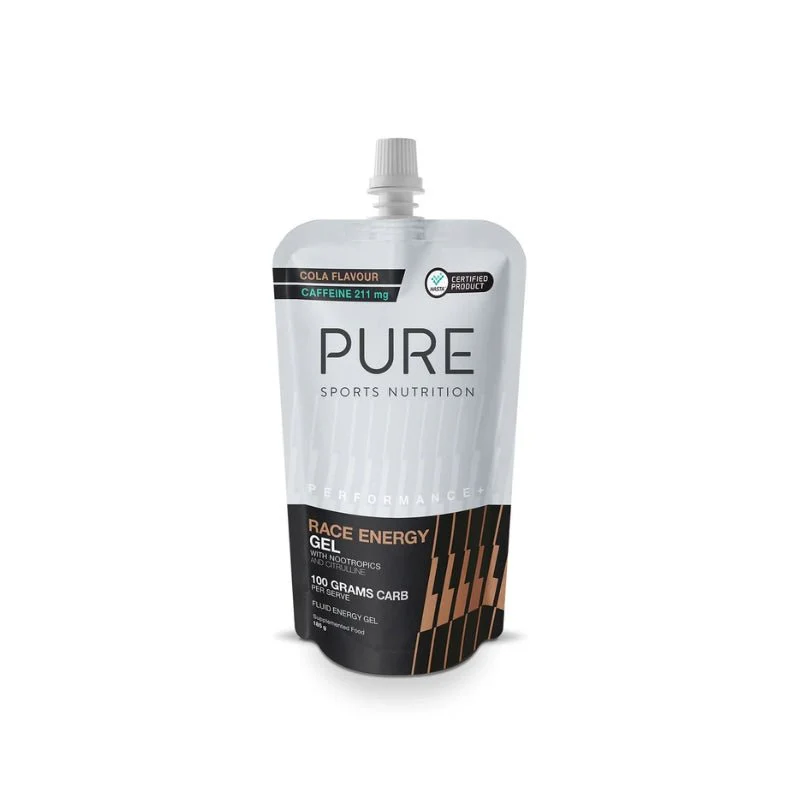 Pure Performance Race Energy Gel 185g + Caffeine